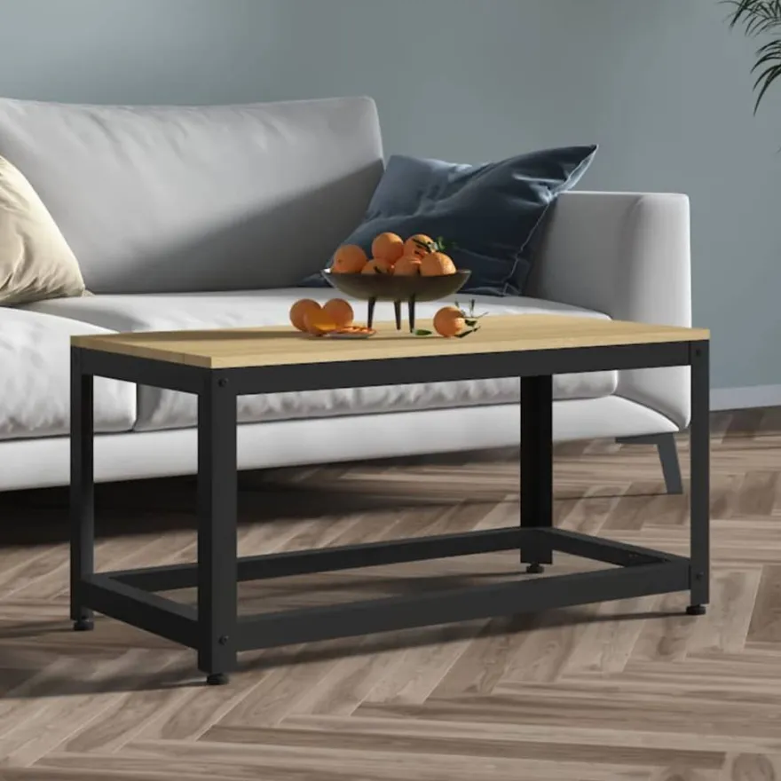 Sohvapöytä 90x45x45cm, MDF+rauta, eri värejä
