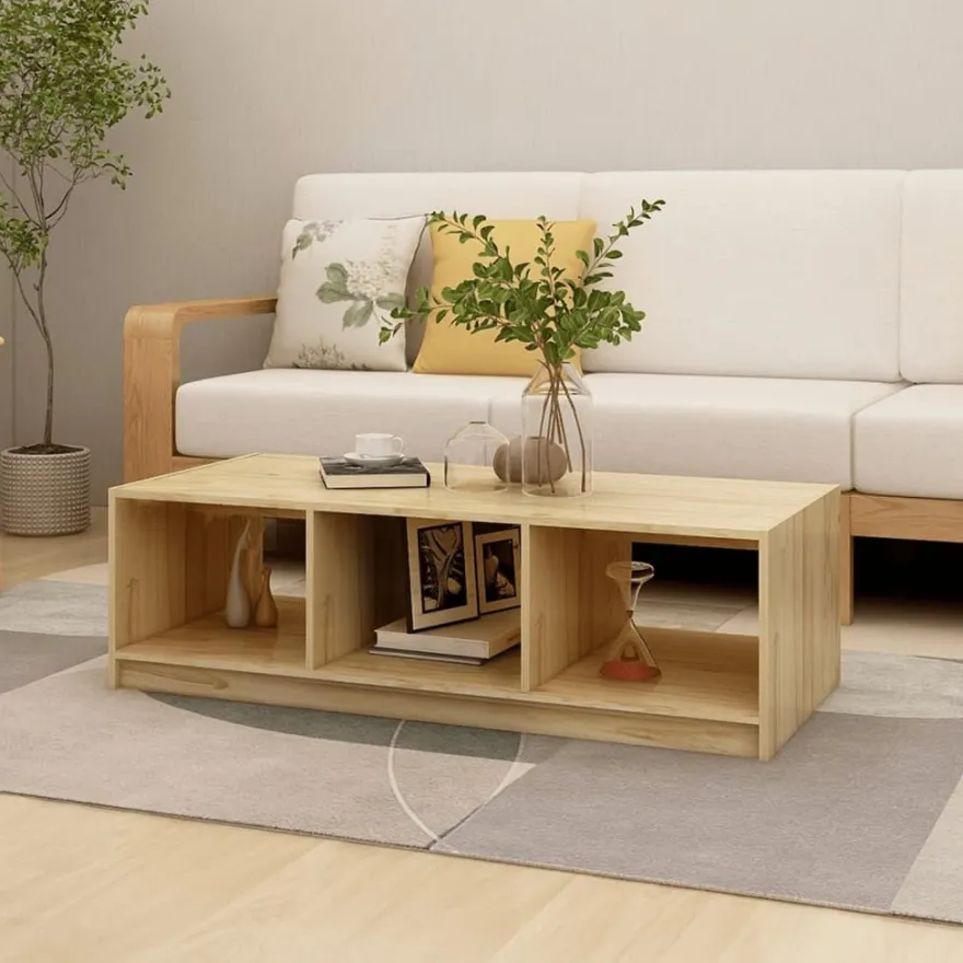 Sohvapöytä 110x50x34cm, mänty, eri värejä