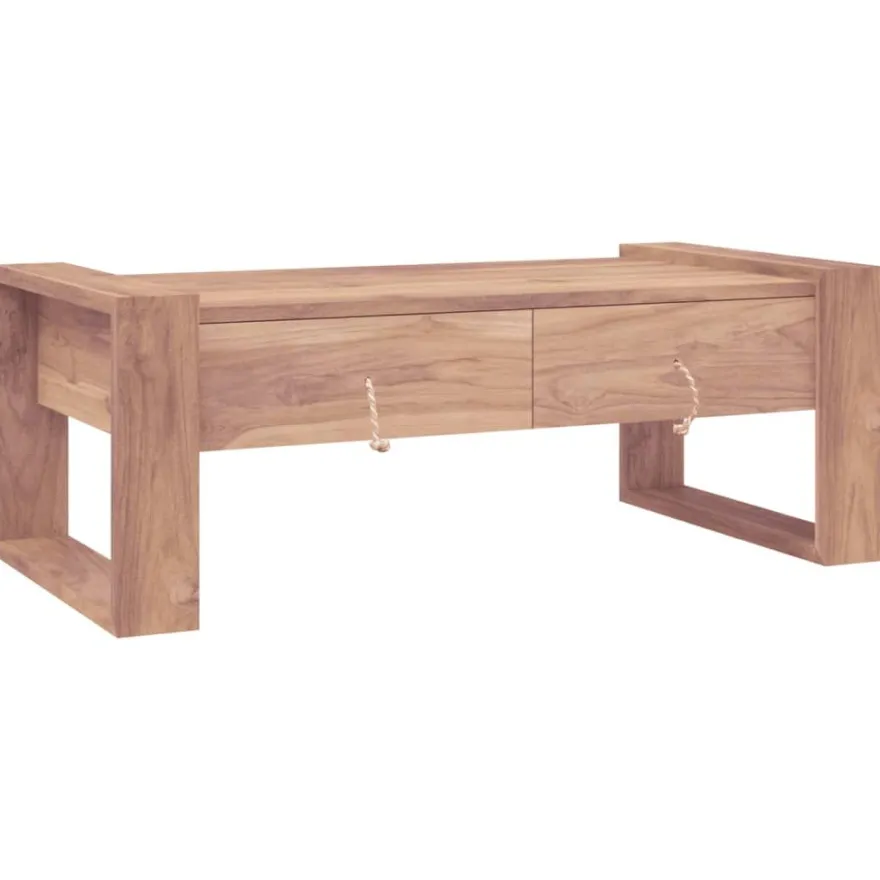 Sohvapöytä 110x60x40 cm tiikki