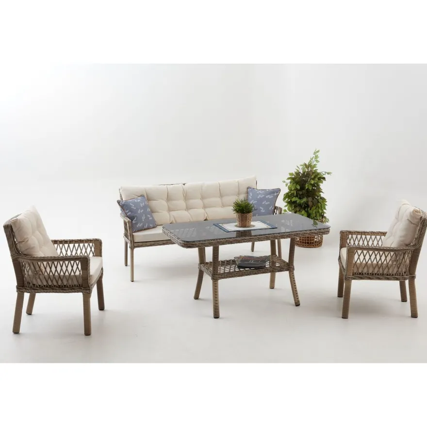 Sohvaryhmä Linento Garden Pure, beige