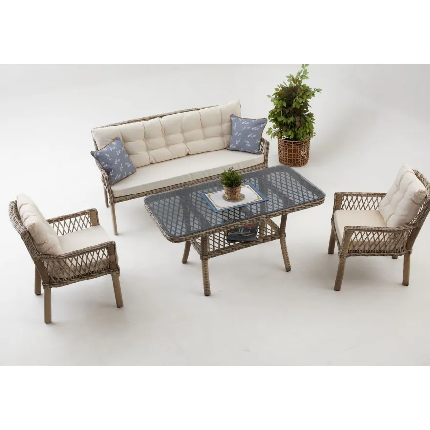 Sohvaryhmä Linento Garden Pure, beige