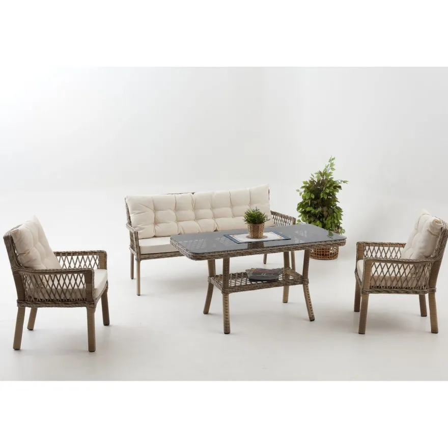 Sohvaryhmä Linento Garden Pure, beige