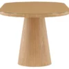 Soikea ruokapöytä Venture Home Castor, 200x90cm, ruskea