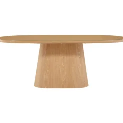Soikea ruokapöytä Venture Home Castor, 200x90cm, ruskea