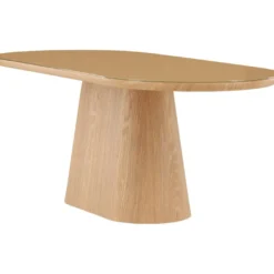 Soikea ruokapöytä Venture Home Castor, 200x90cm, ruskea