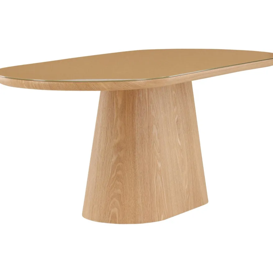 Soikea ruokapöytä Venture Home Castor, 200x90cm, ruskea