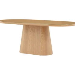Soikea ruokapöytä Venture Home Castor, 200x90cm, ruskea