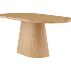Soikea ruokapöytä Venture Home Castor, 200x90cm, ruskea