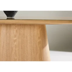 Soikea ruokapöytä Venture Home Castor, 200x90cm, ruskea