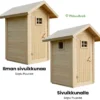 Sopu-puucee Green Toilet Easy kompostikäymälällä