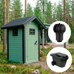 Sopu-puucee Green Toilet Easy kompostikäymälällä