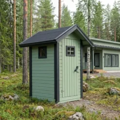 Sopu-puucee Green Toilet Easy kompostikäymälällä