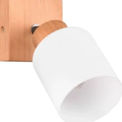 Spottivalaisin Trio Assam, E14, puu/valkoinen