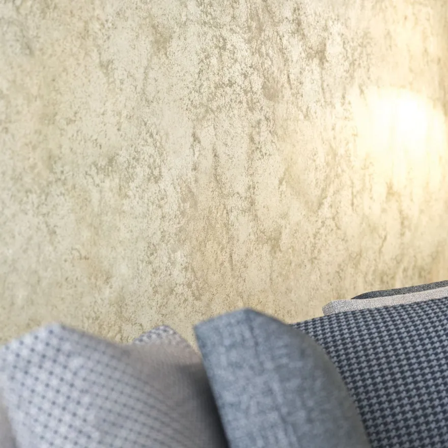 Struktuurimaali SBL Cameleo Manhattan Light, kuivan tilan seinään, 15m², musta