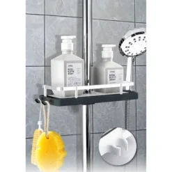 Suihkuhylly Linento Bathroom M-528, musta