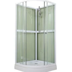 Suihkukaappi Sunwind Aurora Round, 80x80x195cm