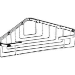 Suihkun kulmahylly Bemeta Cytro, 250x155x60 mm, hopea