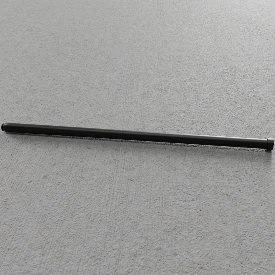 Suihkun teleskooppiputki Scandtap Pleasure Black, musta