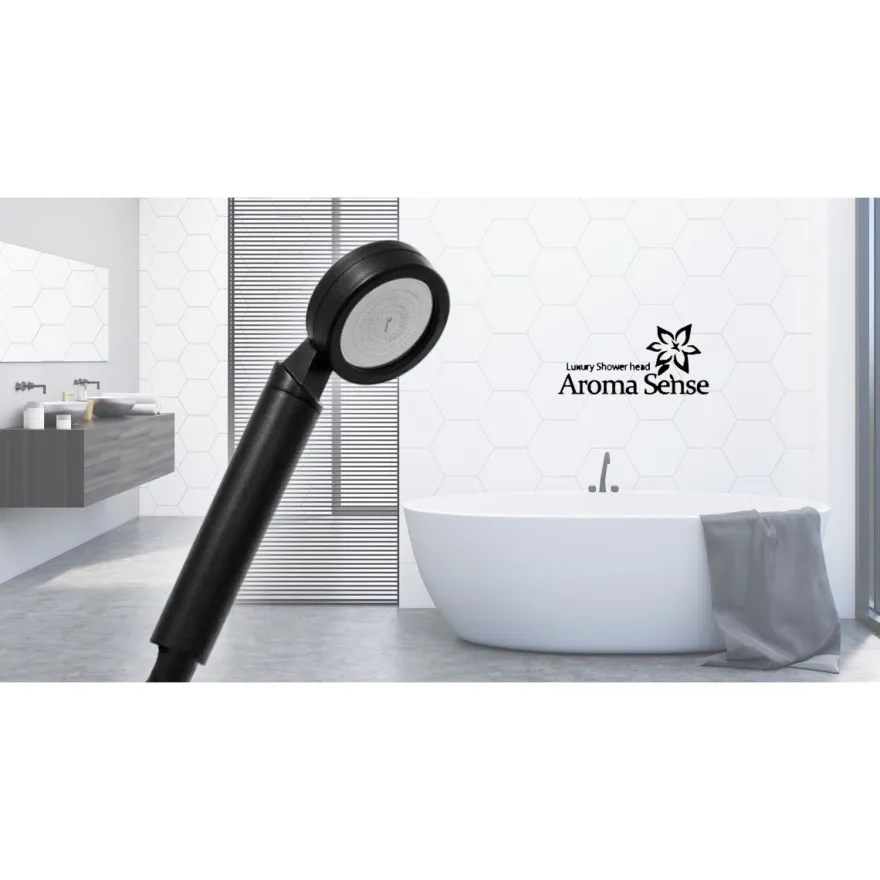 Suihkupää Aroma Sense AS-9000RB, musta