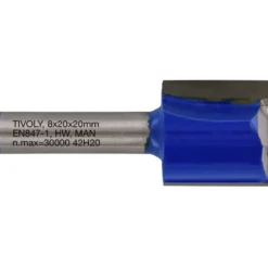 Suorajyrsin Tivoly, 20x8mm