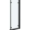 Taittuva suihkukaappi 3 paneelia ESG 130x138 cm musta