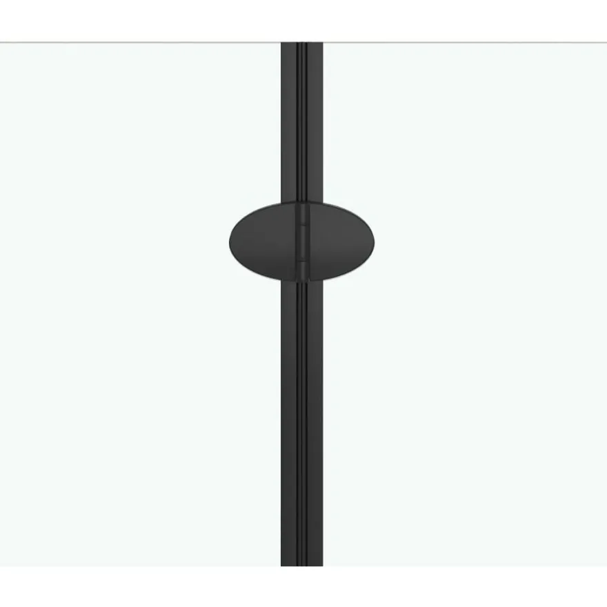 Taittuva suihkukaappi 3 paneelia ESG 130x138 cm musta