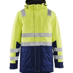 Talviparka Blåkläder 4495 Highvis, huomiokeltainen/sininen