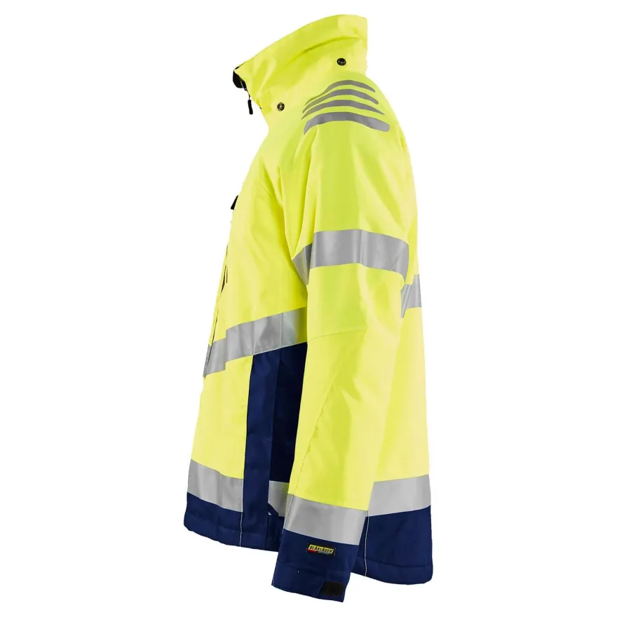 Talvitakki Blåkläder 4780 Highvis, huomiokeltainen/sininen