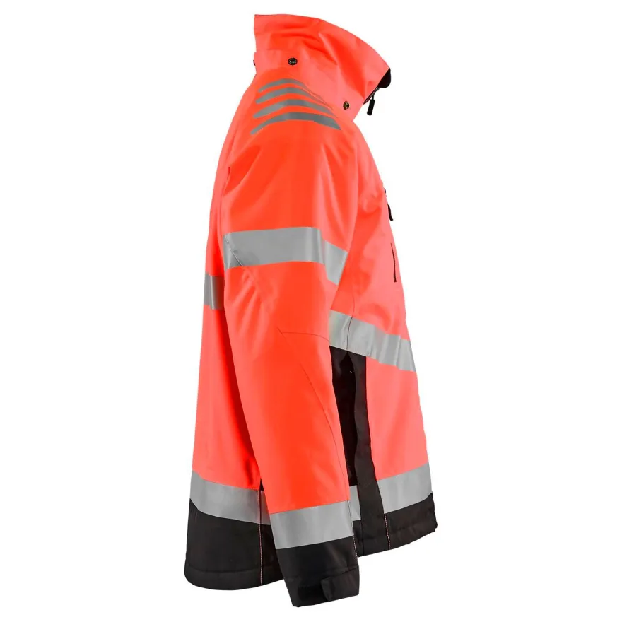Talvitakki Blåkläder 4780 Highvis, huomiopunainen/musta