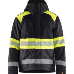 Talvitakki Blåkläder 4480 Highvis, lk 1, irrotettava huppu