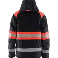 Talvitakki Blåkläder 4480 Highvis, lk 1, irrotettava huppu