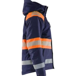 Talvitakki Blåkläder 4480 Highvis, lk 1, irrotettava huppu