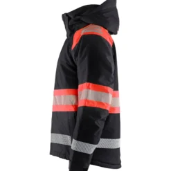 Talvitakki Blåkläder 4480 Highvis, lk 1, irrotettava huppu