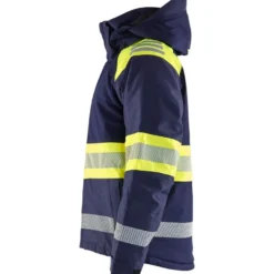 Talvitakki Blåkläder 4480 Highvis, lk 1, irrotettava huppu
