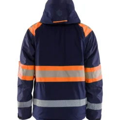 Talvitakki Blåkläder 4480 Highvis, lk 1, irrotettava huppu