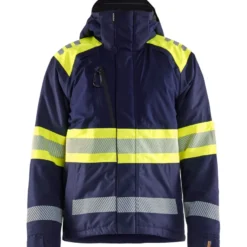 Talvitakki Blåkläder 4480 Highvis, lk 1, irrotettava huppu