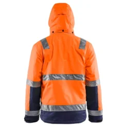 Talvitakki Blåkläder Highvis 4870, oranssi/mariininsininen