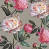 Tapetti Essentials Ecodeco EE22537, pioni, romanttinen, vaaleanpunainen