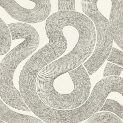 Tapetti Sandberg Zen 805-01, non-woven, graafinen/geometrinen, moderni, mustavalkoinen