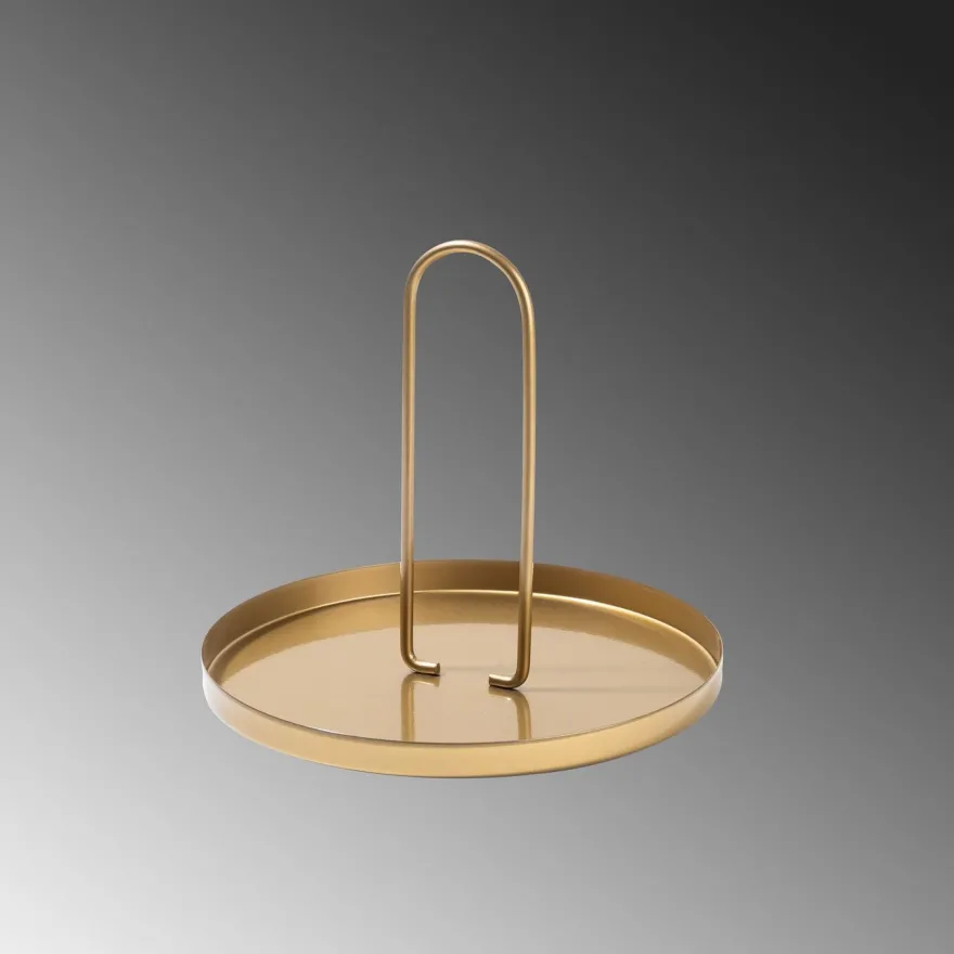 Tarjotin Linento Simi, Ø20.5cm, kulta