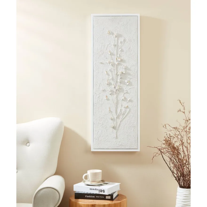 Taulu Eglo Living Alaminos 1, 33x93cm, valko-kulta