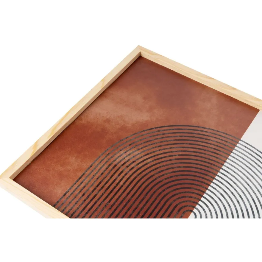 Taulusetti Linento Solar Lines, 50x70cm, ruskea