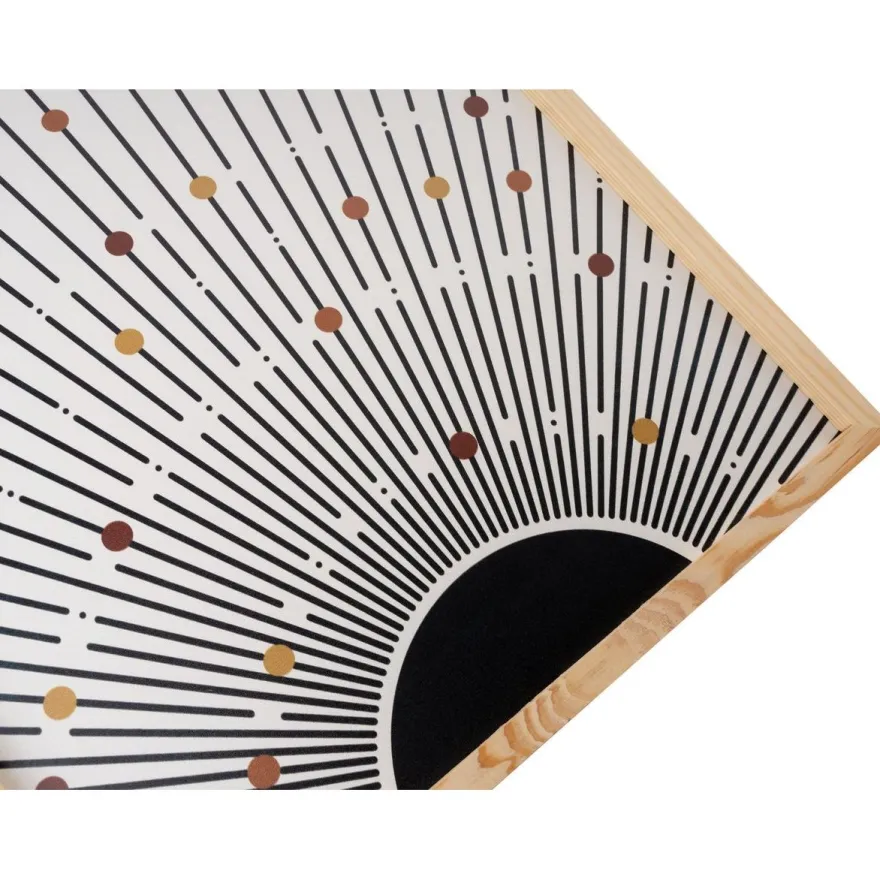 Taulusetti Linento Solar Lines, 50x70cm, ruskea