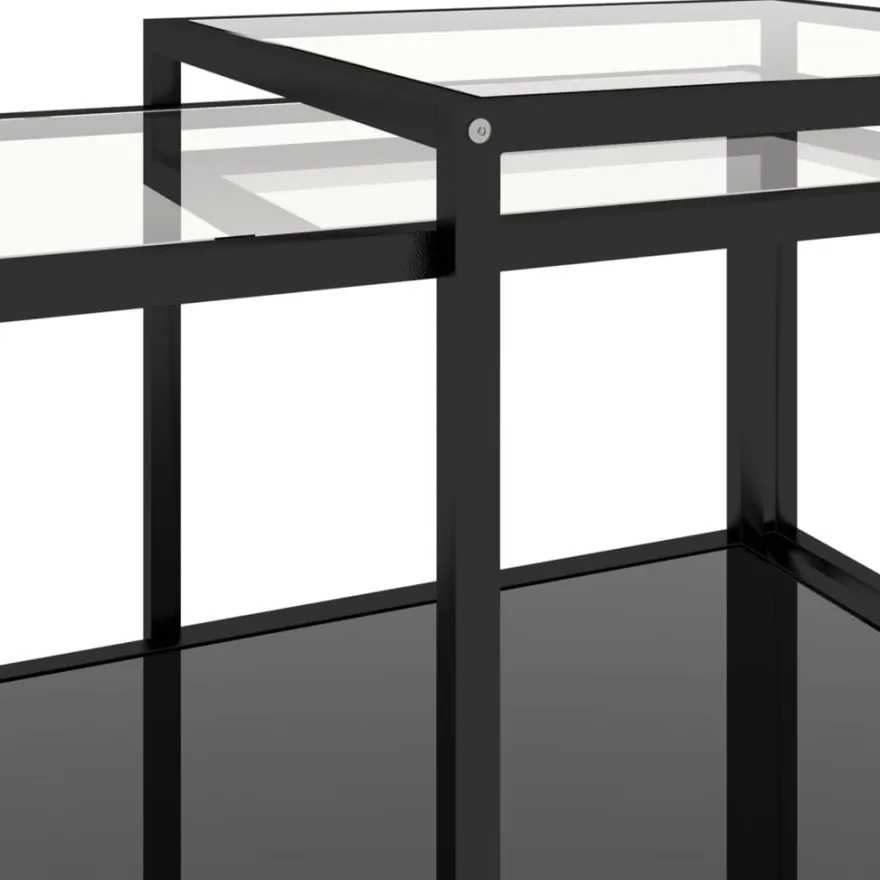 Teepöytäsarja 2-osainen, karkaistu lasi, eri värejä