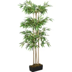 Tekokasvi bambupuu 180 cm, 1216 lehteä