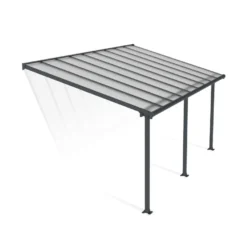 Terassikatos Palram-Canopia Olympia, 3x5,46m, harmaa/kirkas