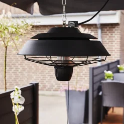Terassilämmitin Hortus, ripustettava, 1500W, HA, musta