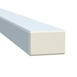 Terassin aitatolppa Palmako, 45x70x1200mm, valkoinen, 5kpl/pkt