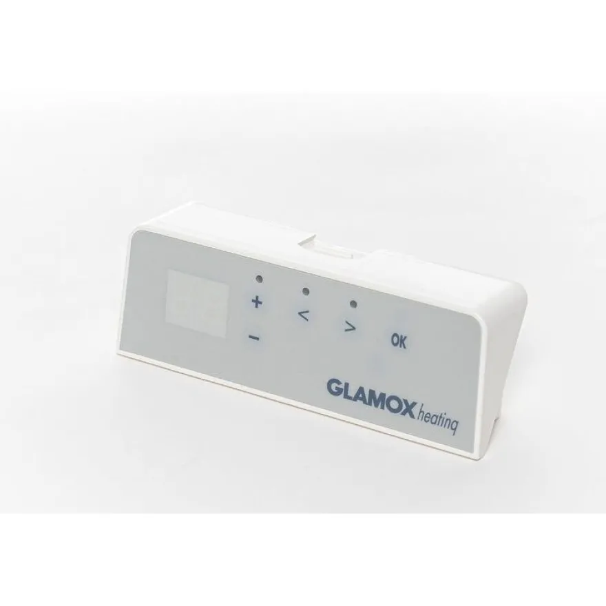 Termostaatti Glamox Heating DT, digitaalinen, sopii Glamox Heating H40 ja H60 -lämmittimille