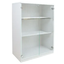 Toimistokaappi Home4you ERGO 80x44,5x115,5cm, valkoinen